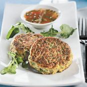 Fish cakes - spicy with zesty citrus sauce